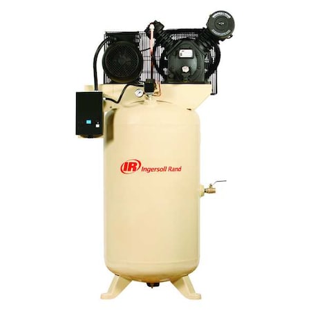 Ingersoll-Rand 2475N7.5-V-230/1 - Electric Air Compressor, 7.5 hp, 2 Stage