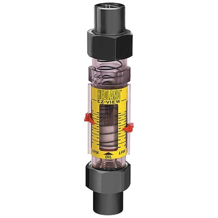 Hedland H628-010-R - Flowmeter, 1 SOC, 1-10 GPM