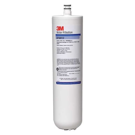 3M Filtration CFS8112EL-S - Quick-Connect Filter,1.5gpm,31/4in Dia