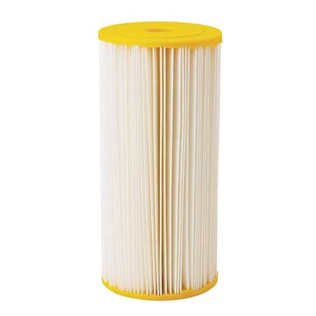 Pentair Pentek 255492-75 - Pleated Filter Cartridge, 20 gpm, 50 Micron, 4-1/2" O.D., 9 3/4 in H