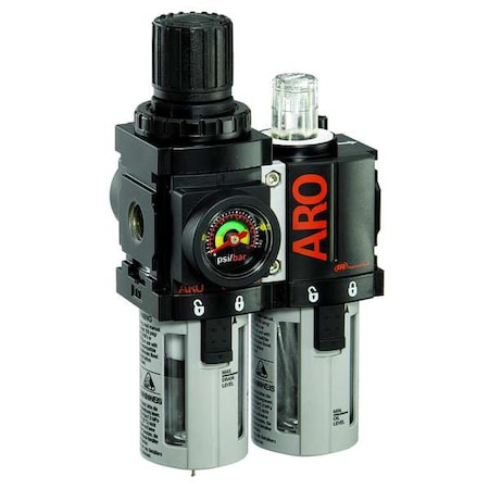 Aro C38221-600 - Filter/Regulator/Lubricator, 58 cfm