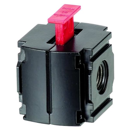 Aro 104393-6 - Lockout Valve,1 In,471 CFM,250 PSI
