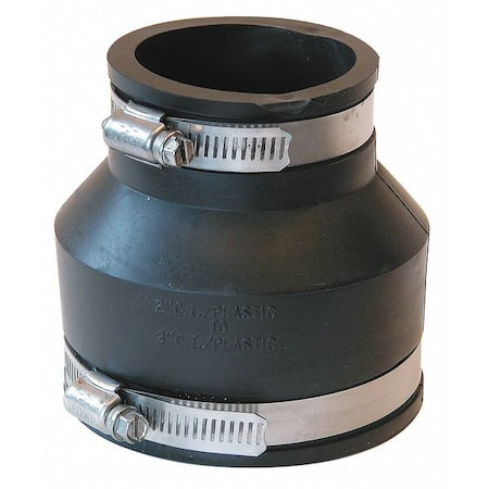 Fernco 1056-32 - Flexible Coupling,For Pipe Size 3" x 2"