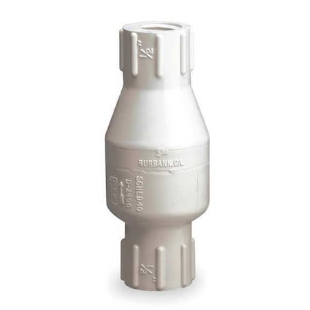 Dayton 4RG67 - Spring Check Valve,6.375 in Overall L