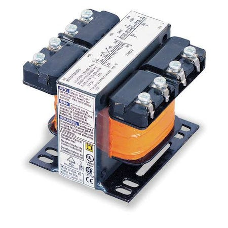 Square D 9070T50D3 - Control Transformer, 50 VA, Not Rated, 120 V AC, 208 V AC