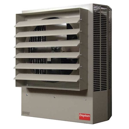 Dayton 4TDH7 - 3 Phase Electric Heater (4 TDH7), Wall/Ceiling Mount, 60k W, 480 V