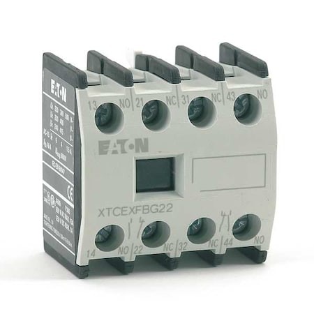 Eaton XTCEXFBG22 - Frnt Aux Seq B,2 NO/2 NC,For XT Frame D-G