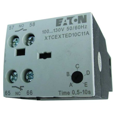 Eaton XTCEXTED100C11A - Timer Module,Off Delay,100-130 V,5-100 Sec