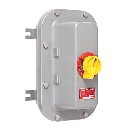 Hubbell Killark B7NFD26A - Hazardous Location Safety Switch, Nonfusible, 3 PST, Three Phase, NEMA 3, 4, 4 X, 7, 9, Rotary Handle
