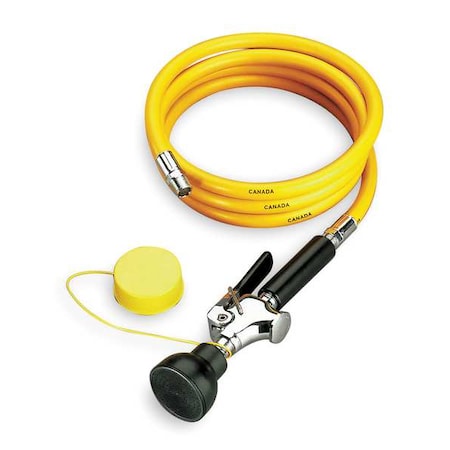 Bradley S19-430A - Single Head Drench Hose,Wall Mount,8 ft.