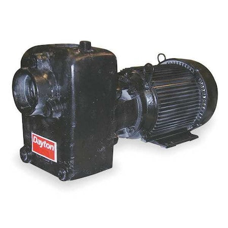 Dayton 12N814 - Centrifugal Pump, 7 1/2 hp, 208 to 230/460 V AC, 3 Phase, 110 ft Max Head