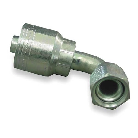 Eaton Aeroquip 1AA16FJB12 - Crimp Fitting,90deg,3/4" ID,1-5/16",FJIC
