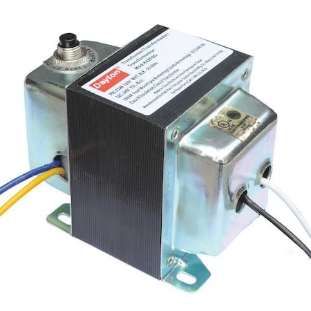 Dayton 4VZF8 - Class 2 Transformer, 96 VA, Not Rated, 24 V AC, 120/208/240/480 V AC