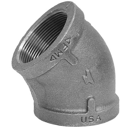 Anvil 0310024609 - 45 Degree Elbow 45 Degree Elbow, 2-1/2" Pipe, FNPT, Malleable Iron, Class 150