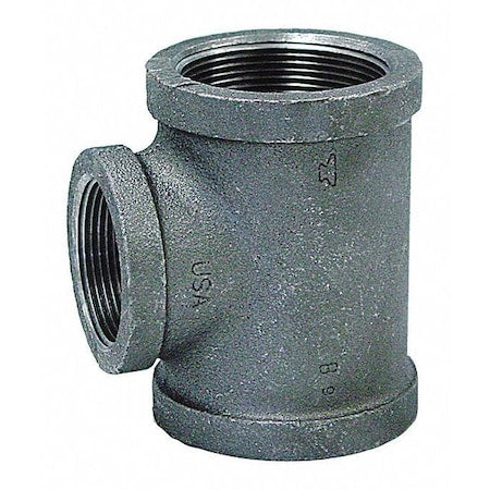 0810051409 - Reducing Tee Reducing Tee, 2" x 3/4" x 2" Pipe, FNPT, Malleable Iron, Class 150
