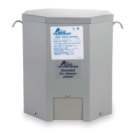Acme Electric T243570 - Buck Boost Transformer, 7.5 k VA, NEMA 3 R, 24/48 V AC, 240/480 V AC