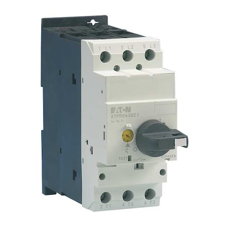 Eaton XTPR063DC1 - Manual Motor Protect,IEC,Select Swtch,Therm