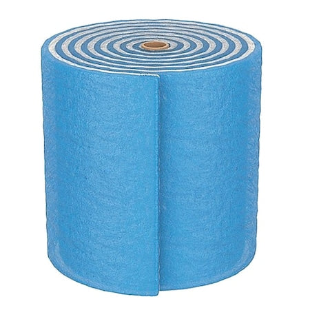 N/A 4WZ69 - 24 in x 90 ft x 1 in Polyester Air Filter Roll, MERV 7, Blue/White (Formerly Air Handler)