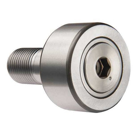 Ina NUKR35-A - Double Sealed Track Roller, Crowned Stud, Alloy Steel, 35 mm Dia, 18 mm Wd