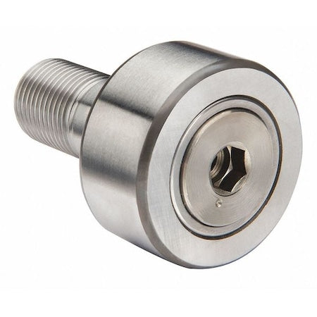 Ina NUKR62-A - Double Sealed Track Roller, Crowned Stud, Alloy Steel, 62 mm Dia, 28 mm Wd