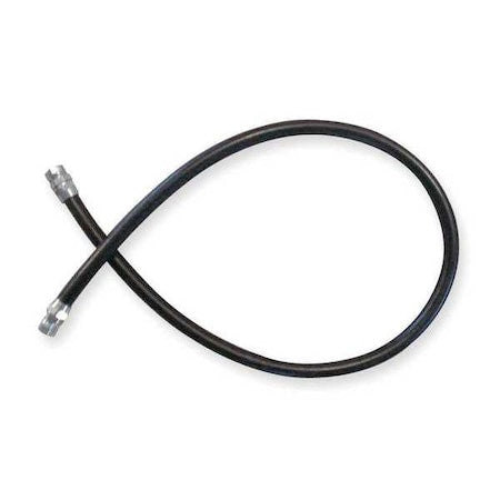Continental NRSP038-50FF - 3/8" ID Nylon Coupled Material Hose BK, Length: 50 ft.