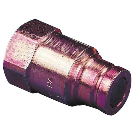 Enerpac FH604 - Hydraulic Quick Connect Hose Coupling, Steel Body, Push-to-Connect Lock, 3/8"-18 Thread Size