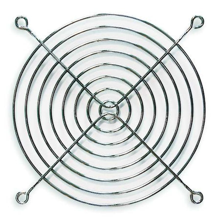 Dayton 4YD87 - Compact Axial Fan Guard, Fits Fan Shape Square, Diameter 4 35/64 in, Steel