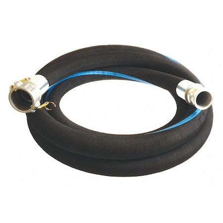 Continental 4YLP1 - 4" ID x 20 ft Rubber Discharge & Suction Hose BK