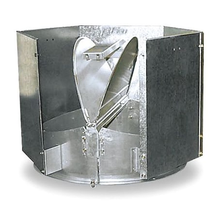 Dayton 166220A - Steel 26"L, 23.1"H, 26"W Discharge Cap