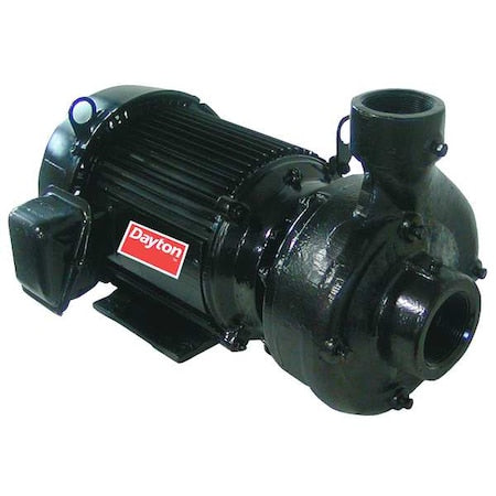 Dayton 12A075 - Cast Iron 7-1/2 HP Centrifugal Pump 208-230/460 V