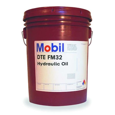 Mobil 105764 - Mobil Hydraulic Machine Oil, DTE FM 32, H1 Food Hydraulic, SAE Grade 10, 5 gal Pail