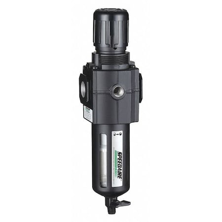 Speedaire 4ZK91 - Filt-Reg,1/2"NPT,120 cfm,40 micron