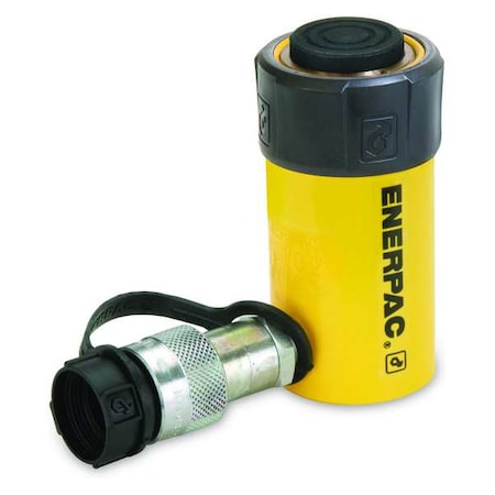 Enerpac RC102 - Hydraulic Ram, Single Acting, 10 ton Nominal Capacity, 2 in Nominal Stroke Length, Steel, RC
