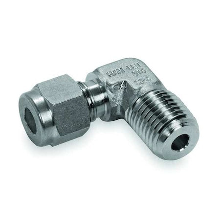 Ham-Let 769L-SS-6MM X 1/4 - 1/4" x 15/64" LET-LOK x MNPT SS Male 90 Degree Elbow