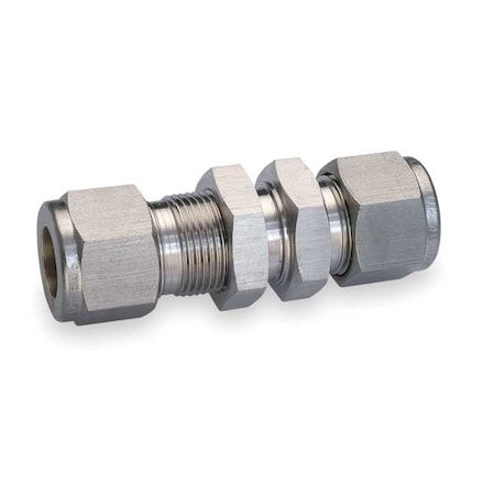 Ham-Let 774L   SS 3/8 - 3/8" Compression 316 SS Bulkhead Union