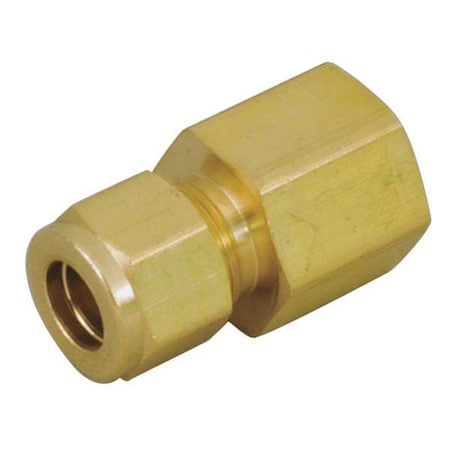 Parker 4FSC2N-B - 1/4" A-LOK x 1/8" FNPT Brass Straight Connector