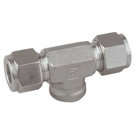 Parker 12FBT12N-316 - 3/4" A-LOK x FNPT 316 SS Female Branch Tee