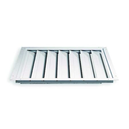 Dayton 3HHR5 - 36 in Manual Damper, 33 in x 38 in, Aluminum