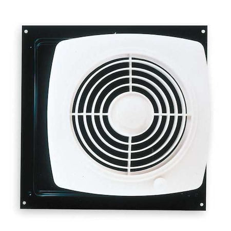Broan-Nutone 509 - Through-the-Wall Exhaust Fan for 8 in Duct, 180 cfm, 195 sq ft Coverage, 9 Sones