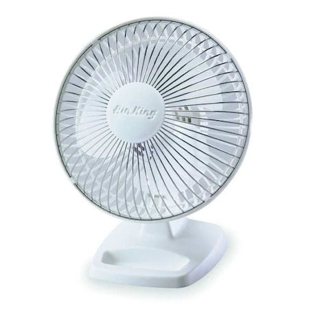 Air King 9146 - Floor Fan, 6 in, Non-Oscillating, 2 Speeds, 120 VAC, Tilting Head