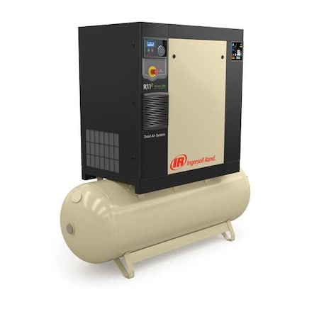 Ingersoll-Rand R7.5I-A125/80-460-3 - Rotary Screw Air Compressor, Horiz,10 hp