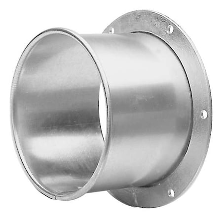 Nordfab 8040401826 - Round Angle Flange Adapter, 10 in Duct Dia, Galvanized Steel, 22 ga GA, 3-1/2" L
