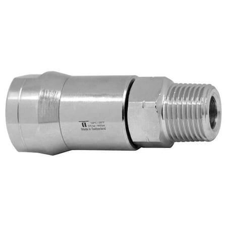 Mosmatic 30.153 - Rotary Union,Straight,Brass,3/8"Threaded