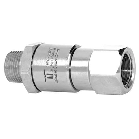 Mosmatic 32.562 - Rotary Union,Straight,Brass,1/4"Threaded