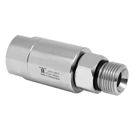 Mosmatic 31.163 - Rotary Union,DGL Swivel,NPTF x NPTM,3/8 In