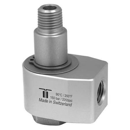 Mosmatic 40.029 - Rotary Union,WDG,NPTF x NPTM,1/4 x 3/8 In