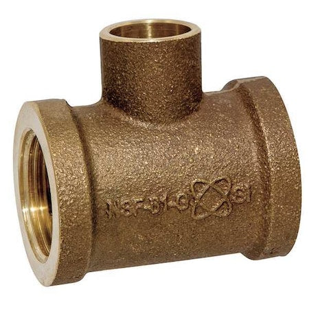 Nibco 710-3-LF 3/4 - Tee,Low-Lead Cast Bronze,FNPT x FNPT x C