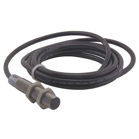 Eaton E57P-12SNN2-C2 - Cylindrical, Inductive Proximity Sensor, 12 mm Dia., Stainless Steel, 2 m, Bare Wire, 3 Wires, Shielded