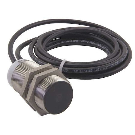 Eaton E57P-30UPN15-C2 - Cylindrical, Inductive Proximity Sensor, 30 mm Dia., Stainless Steel, 2 m, Bare Wire, 3 Wires, Unshielded