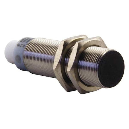 Eaton E57P-18SPC8-Q - Cylindrical, Inductive Proximity Sensor, 18 mm Dia., Stainless Steel, Micro, 3 Wires, Shielded